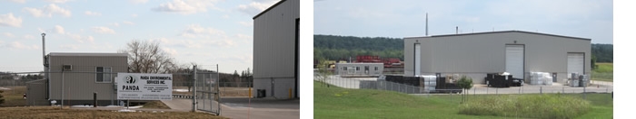 Panda exterior facility shot side by side